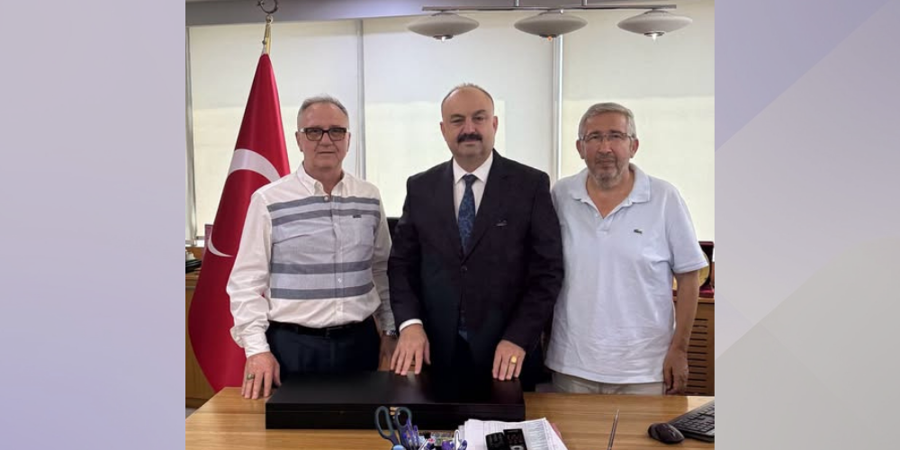 Ömer Özen ve Cuma Örkcü’den Başkan Mehmet Özdil’e Ziyaret
