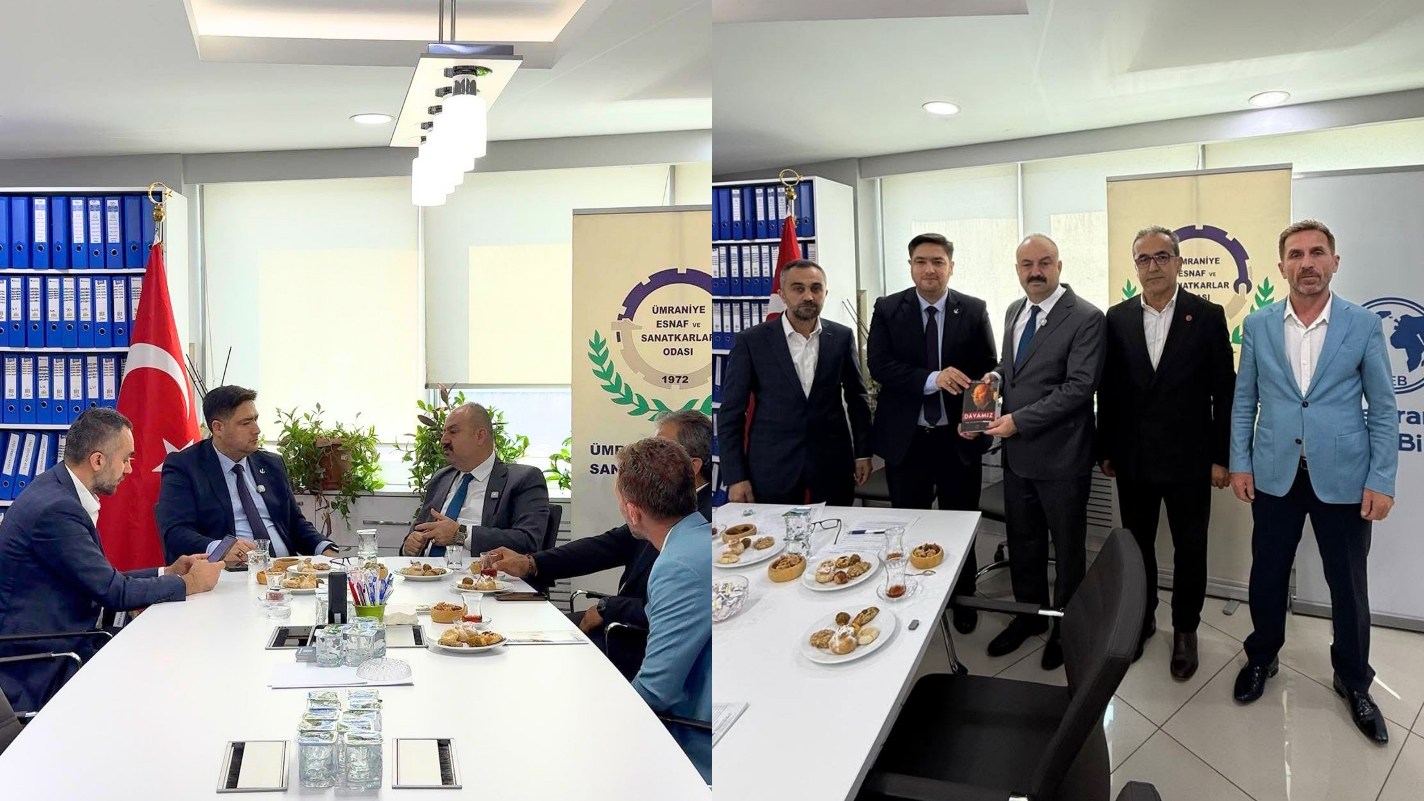 Yeniden Refah Partisi İlçe Başkanı Orçun Şekercioğlu’ndan Odamıza Ziyaret