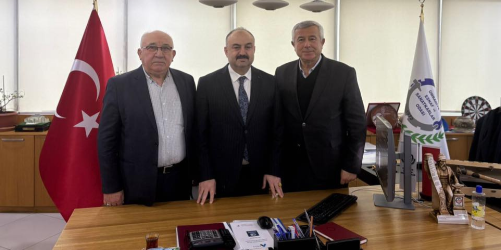 Mehmet Özdil, Mustafa Şengül ve Teyfik Özdemir ile Esnaf Odasında Bölgesel Kalkınmayı Görüştü