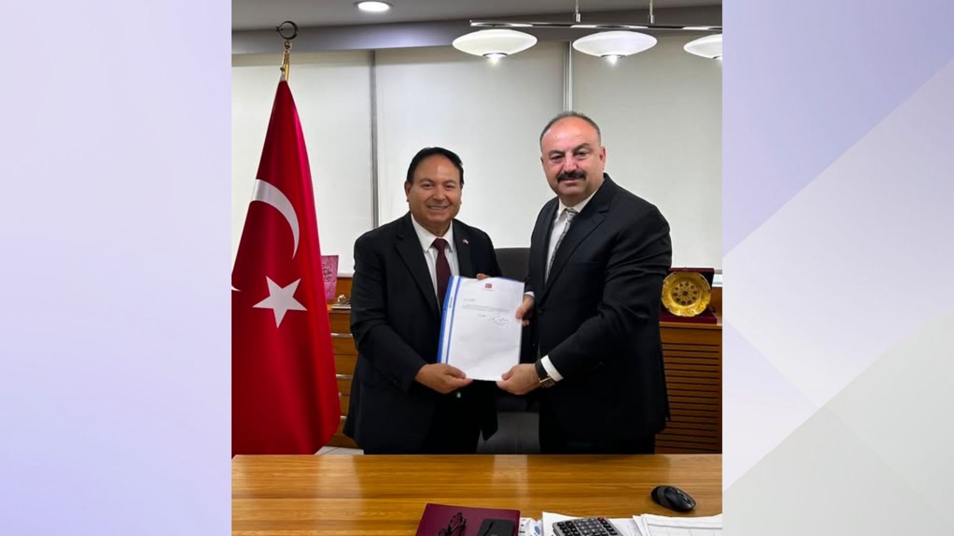 Türkiye–KKTC İşbirliği Cemiyeti Genel Başkanı Rüşat Aydoğan Odamızı Ziyaret Etti