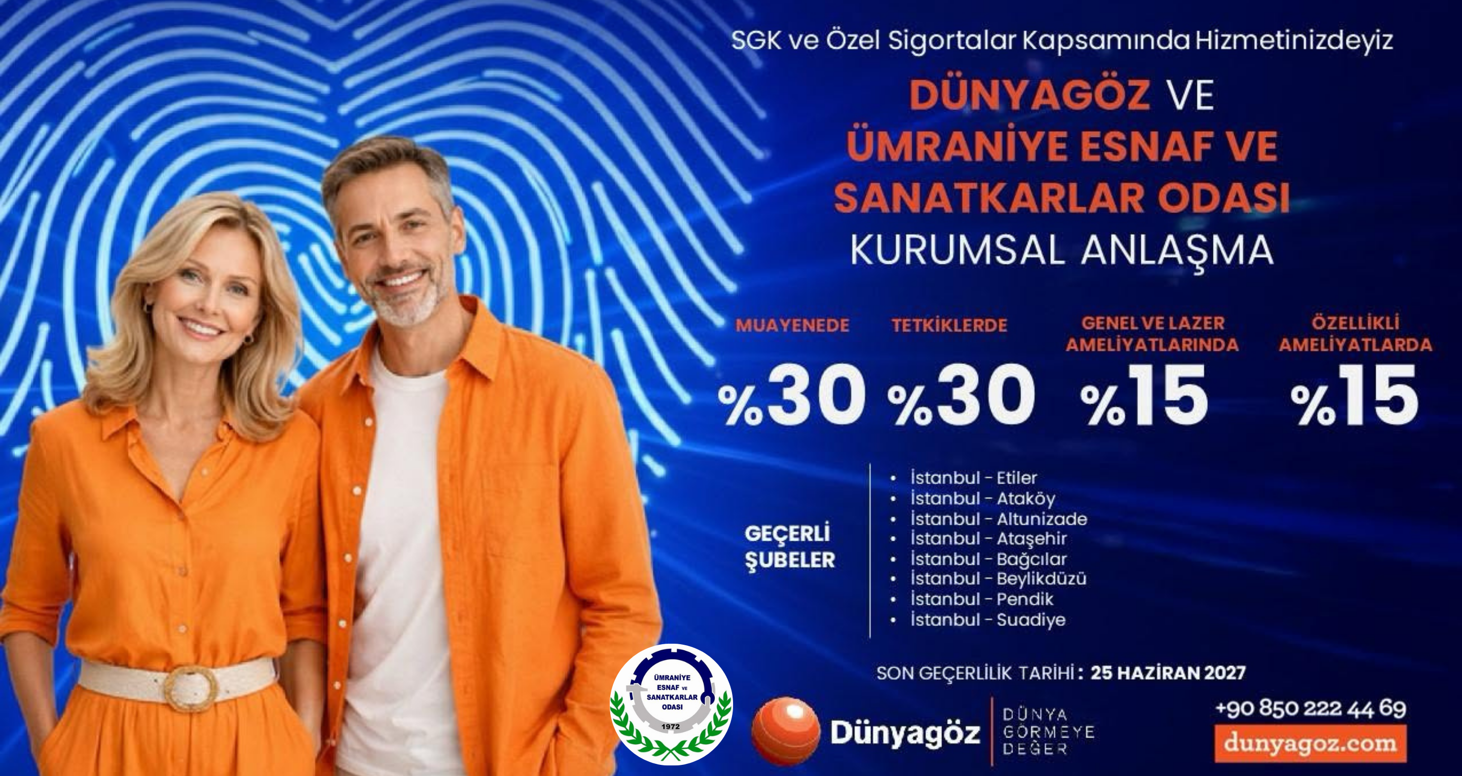 Ümraniye Esnaf Odası ile Dünyagöz Arasında Sağlık Protokolü: Mehmet Özdil Müjdeyi Verdi